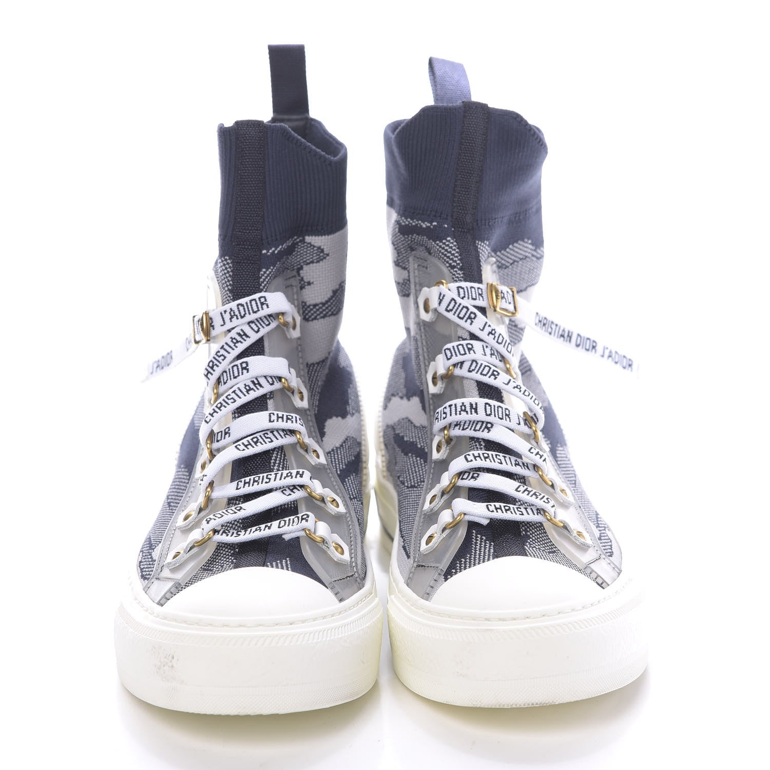 Christian Dior Technical Knit High Top Sneakers 38.5 2 of 10