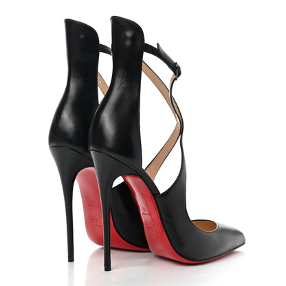 Christian Louboutin Shiny Nappa Marlenarock 120 Pumps 40 Black 4 of 9