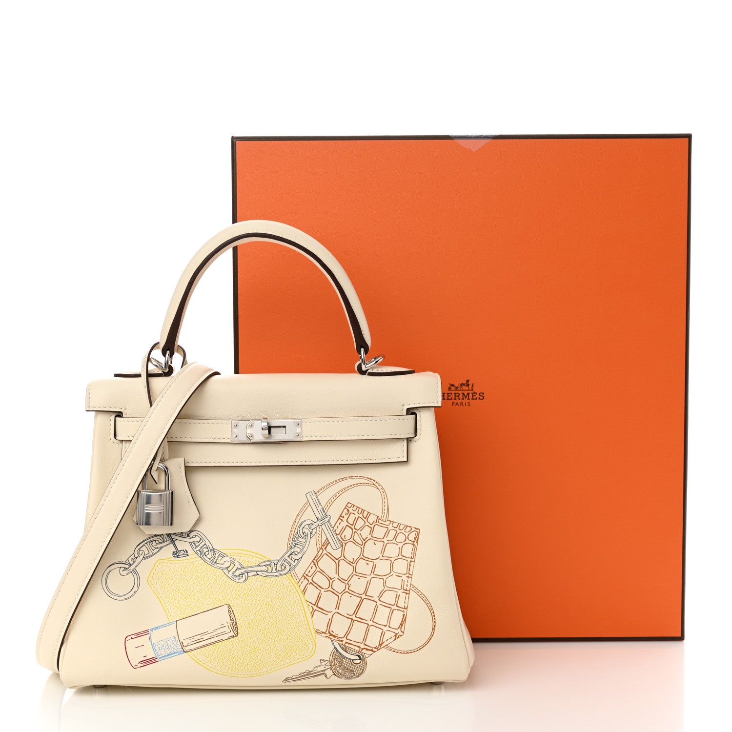 Hermes Swift In & Out Kelly Retourne 25 Nata 11 of 11