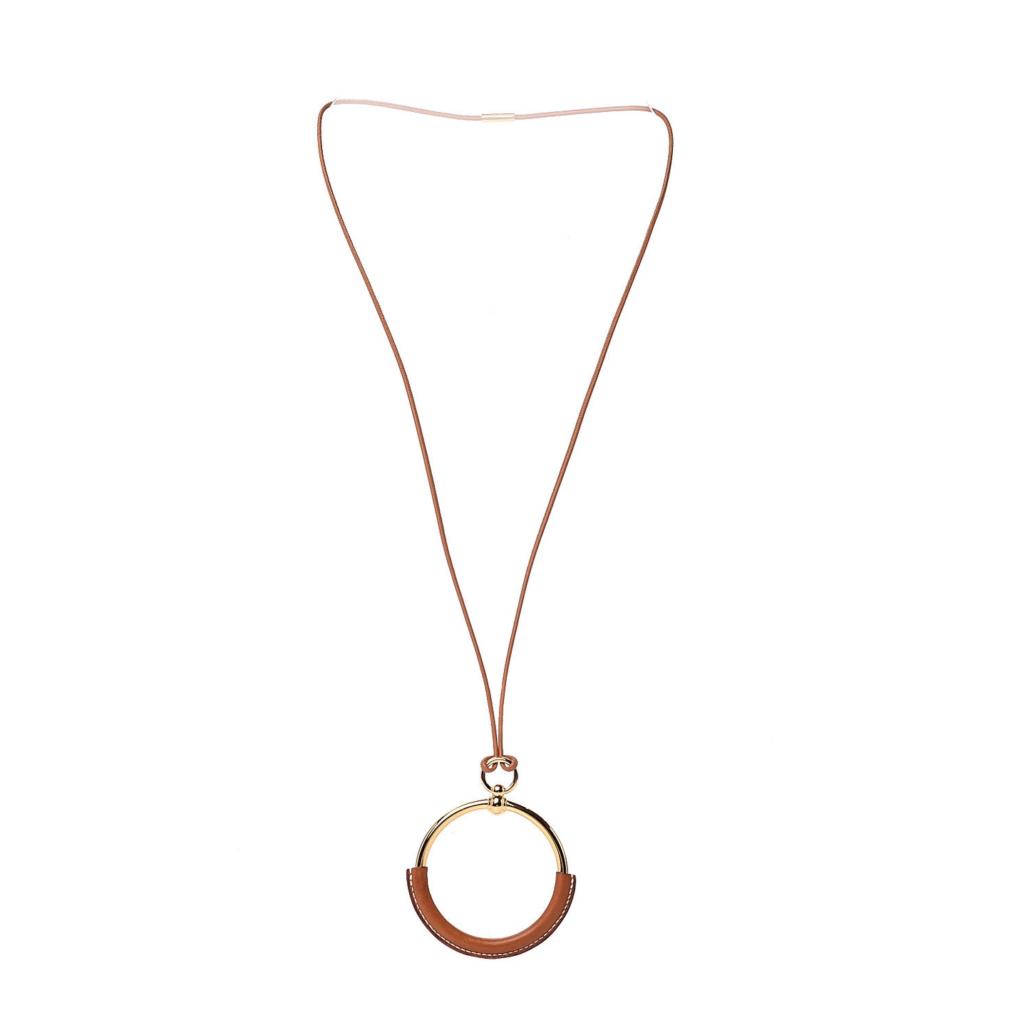 Swift Grand Loop Pendant Necklace Gold