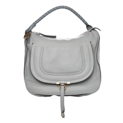 Chloe Calfskin Large Marcie Hobo Icy Blue 1 of 7
