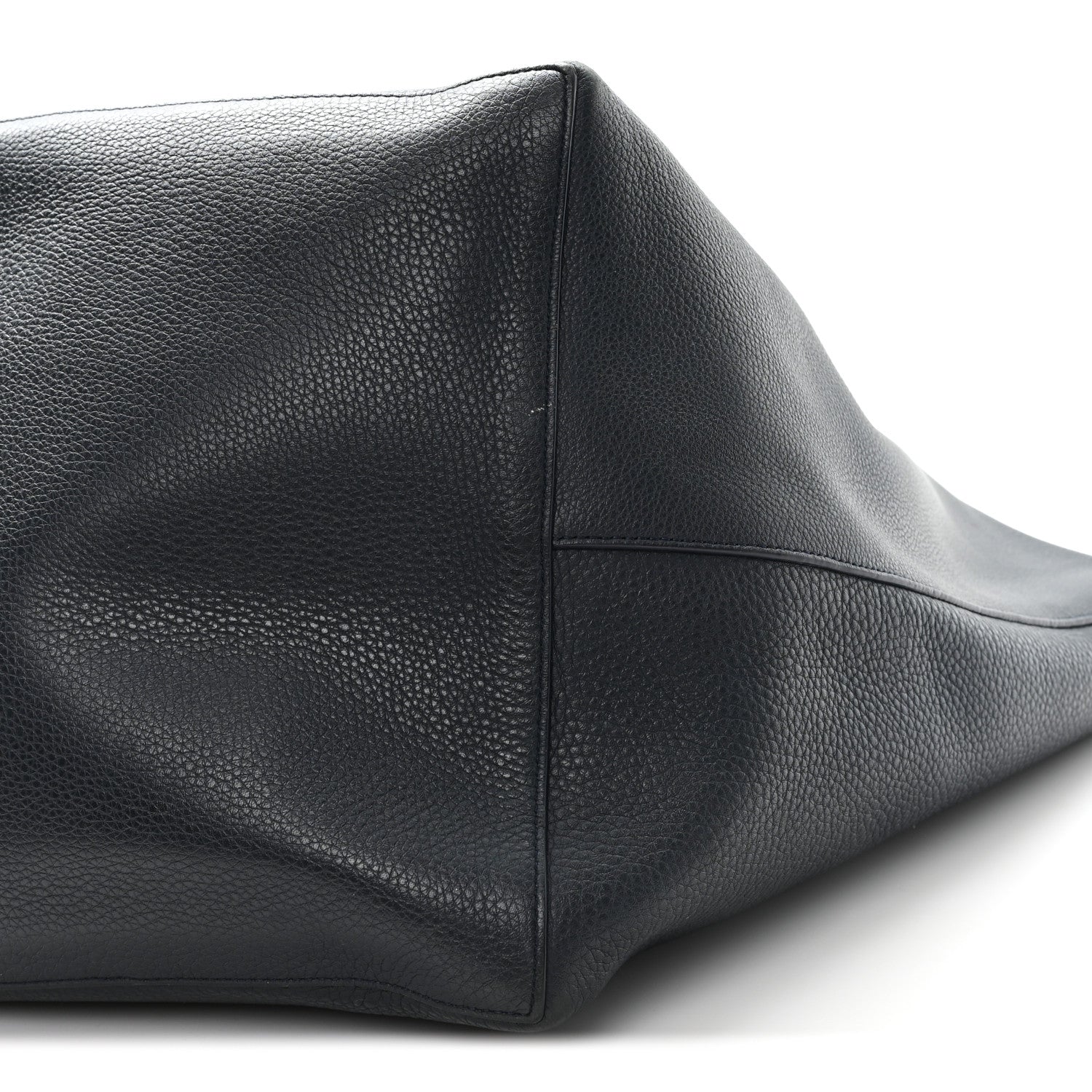The Row Grained Calfskin Park Tote Three Navy 10 of 11