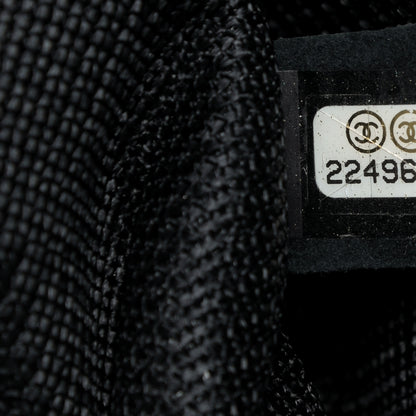 Chanel Calfskin Quilted XXL Travel Flap Bag Black 8 of 9