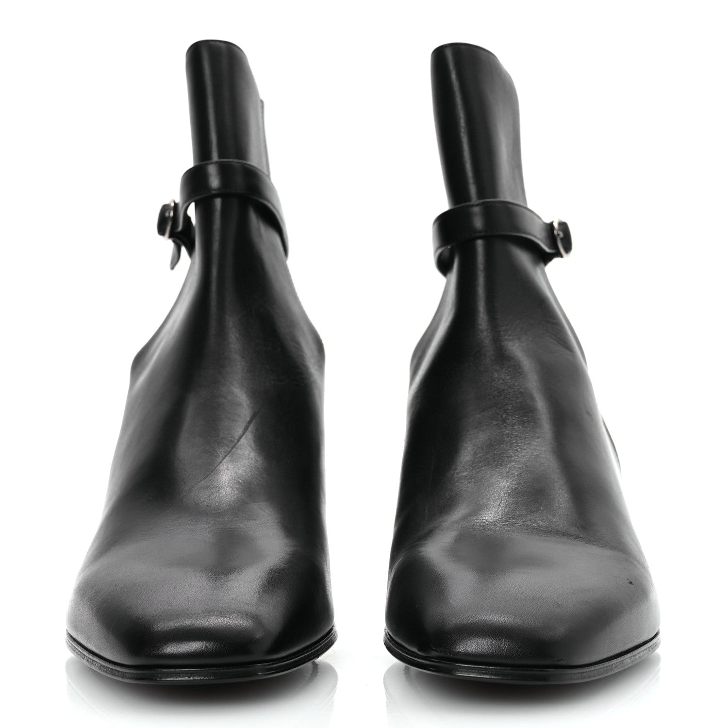 Saint Laurent Calfskin Mens Terry 45 Boots 42 Black 3 of 14