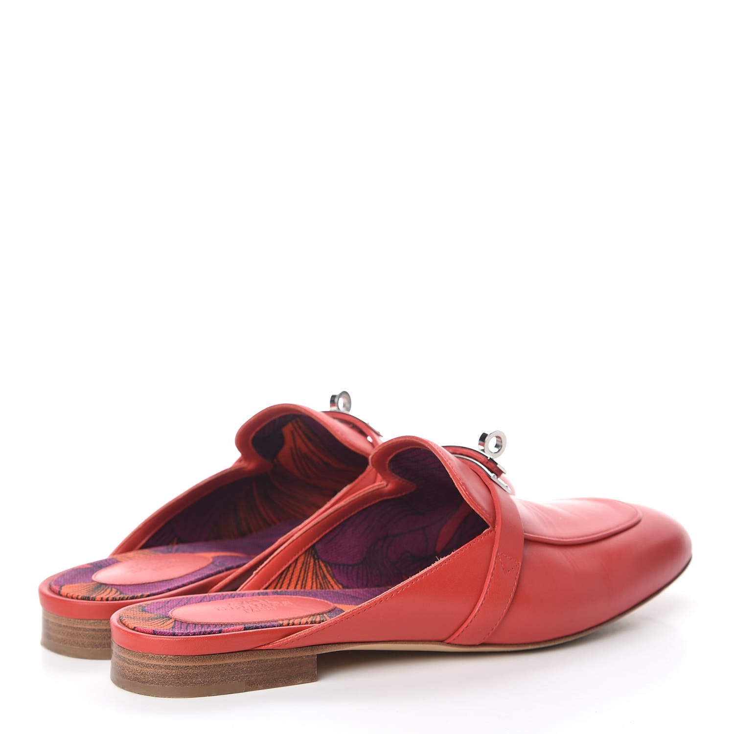 Hermes Calfskin Oz Mules 38 Pavot 4 of 15