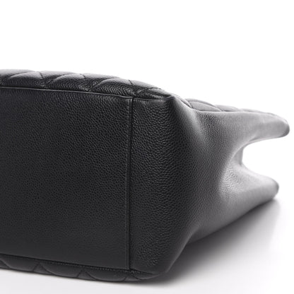 Chanel Caviar Quilted Grand Shopping Tote GST Black 9 of 13