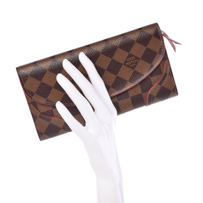 Louis Vuitton Damier Ebene Caissa Wallet Cherry 2 of 11
