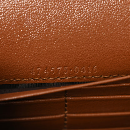 Gucci Azalea Calfskin Matelasse Diagonal GG Marmont Chain Wallet Cuir 7 of 11