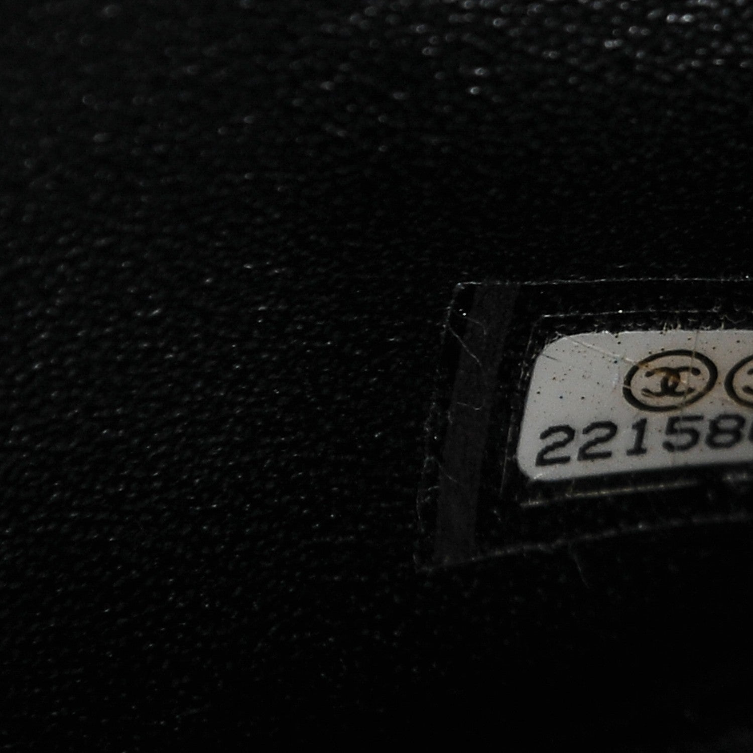 Chanel Lambskin Chevron Quilted Mini Square Flap Black 7 of 7