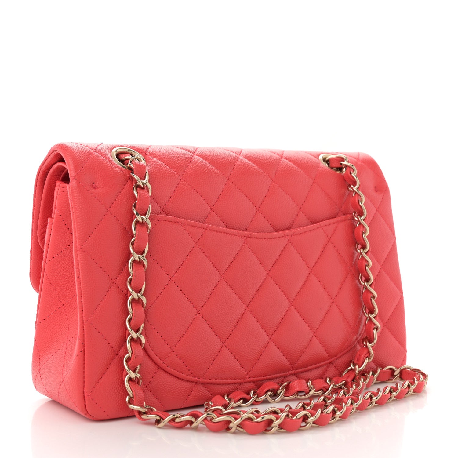 Chanel Caviar Quilted Small Double Flap Red 3 of 10