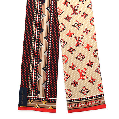 Louis Vuitton Silk Monogram Monodots Bandeau Beige 2 of 3