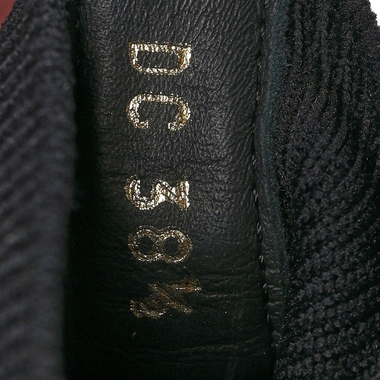 Technical Knit Calfskin Womens Walk'N'Dior High Top Sneakers 38.5 Black