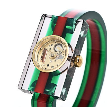 Gucci Stainless Steel Plexiglass 24mm Quartz Watch 8 of 8