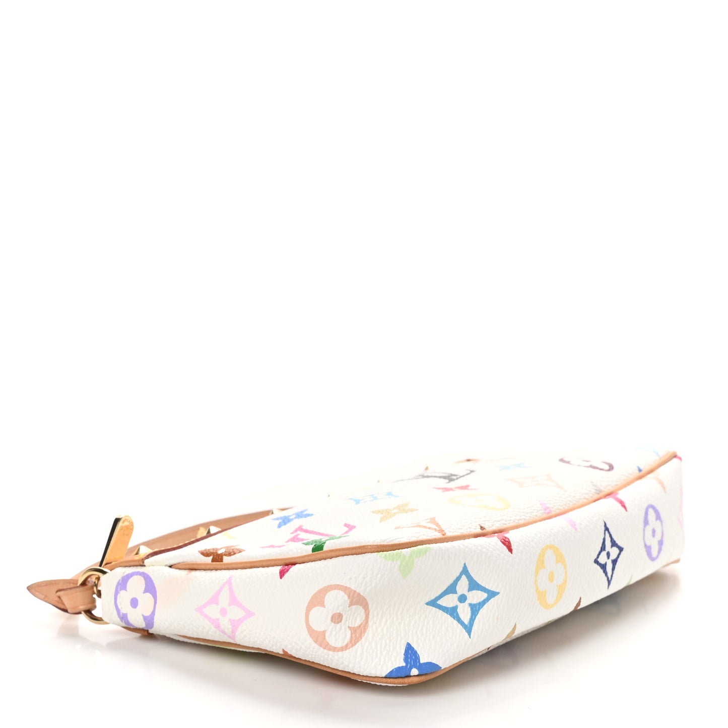 Monogram Multicolor Pochette Accessories White