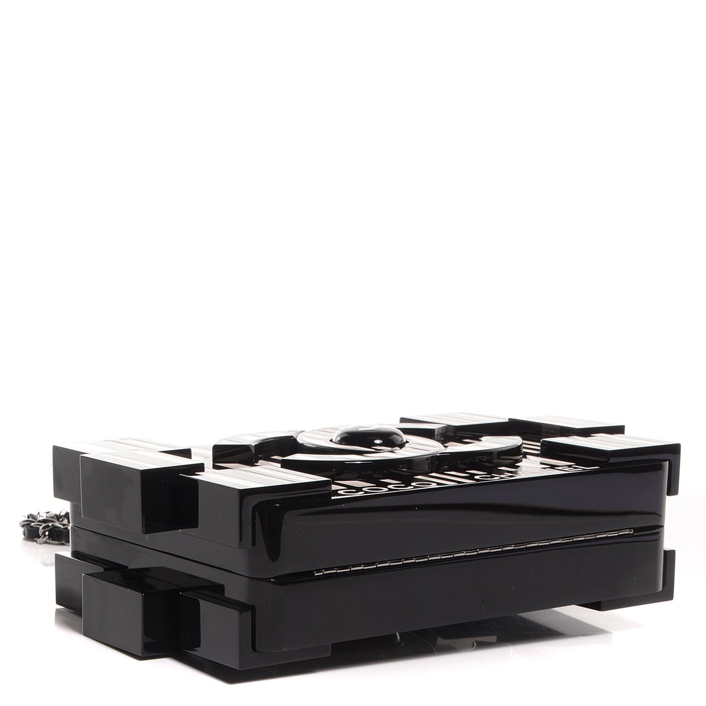 Plexiglass Barcode Boy Brick Lego Clutch Black