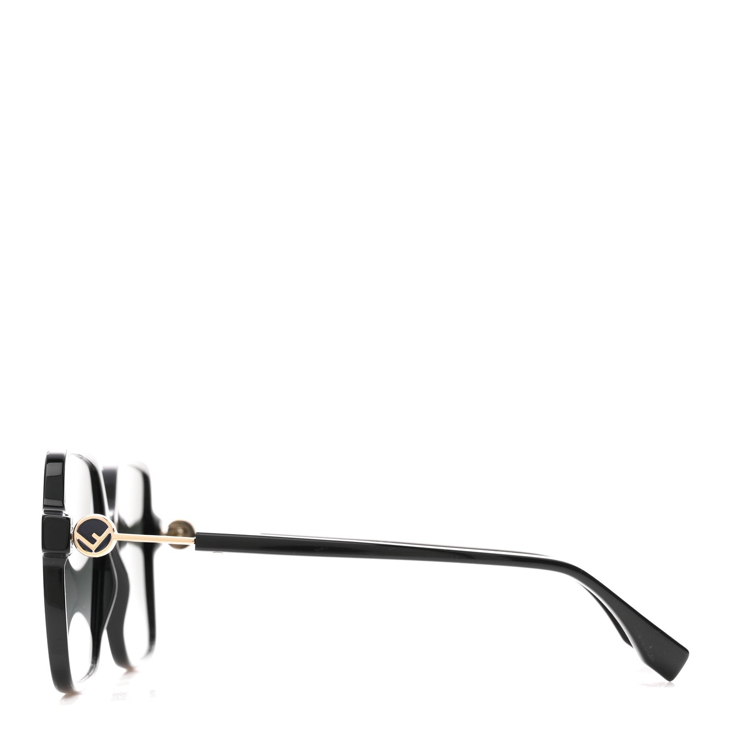 Acetate Square Sunglasses FF 0411/S Black