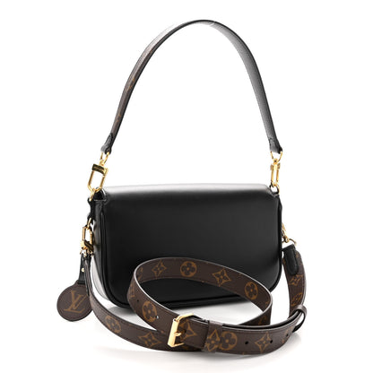 Louis Vuitton Calfskin Monogram Swing Black 3 of 10