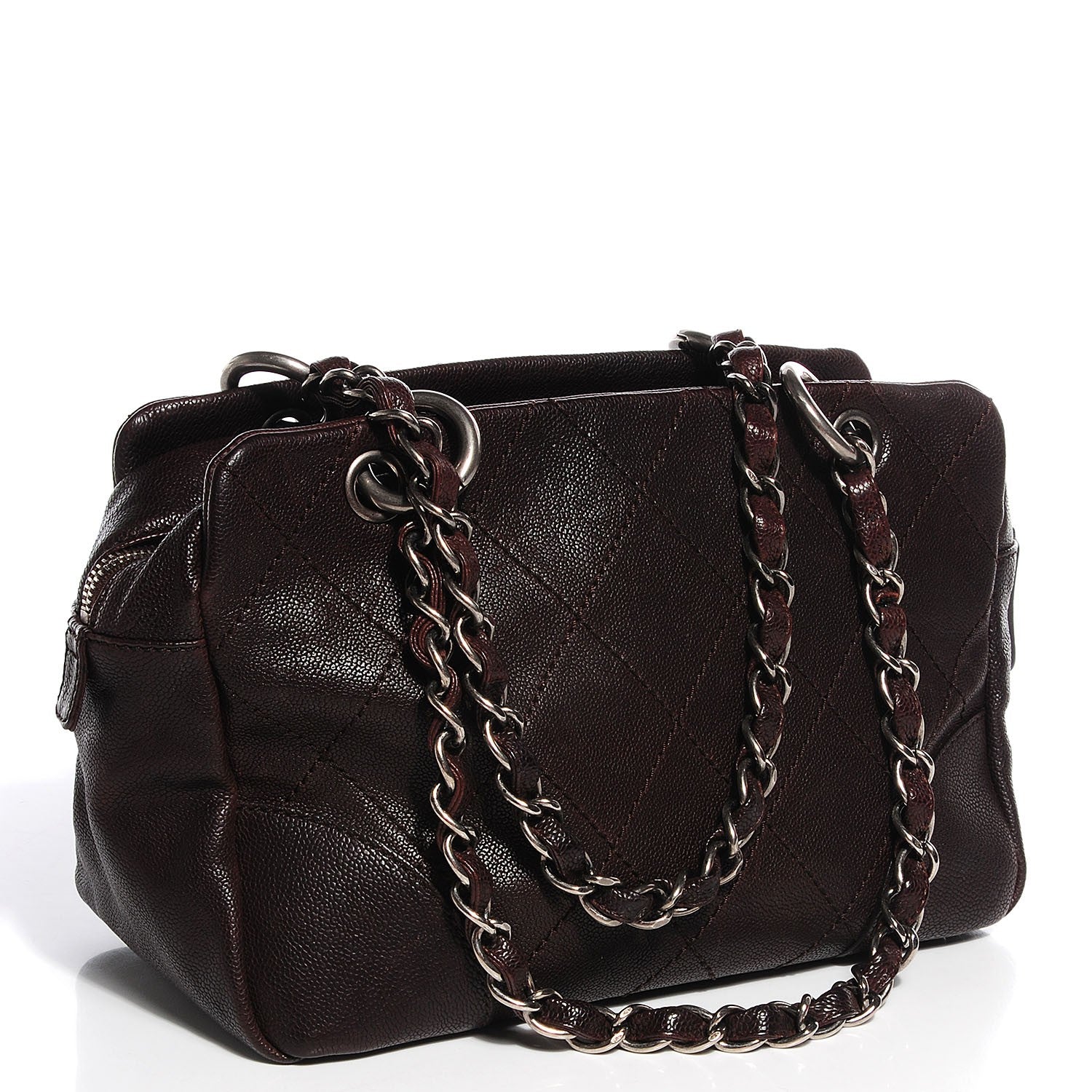 Chanel Caviar Outdoor Ligne Tote Brown 3 of 7