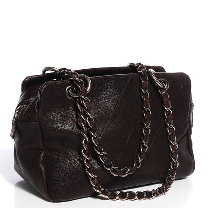 Chanel Caviar Outdoor Ligne Tote Brown 3 of 7