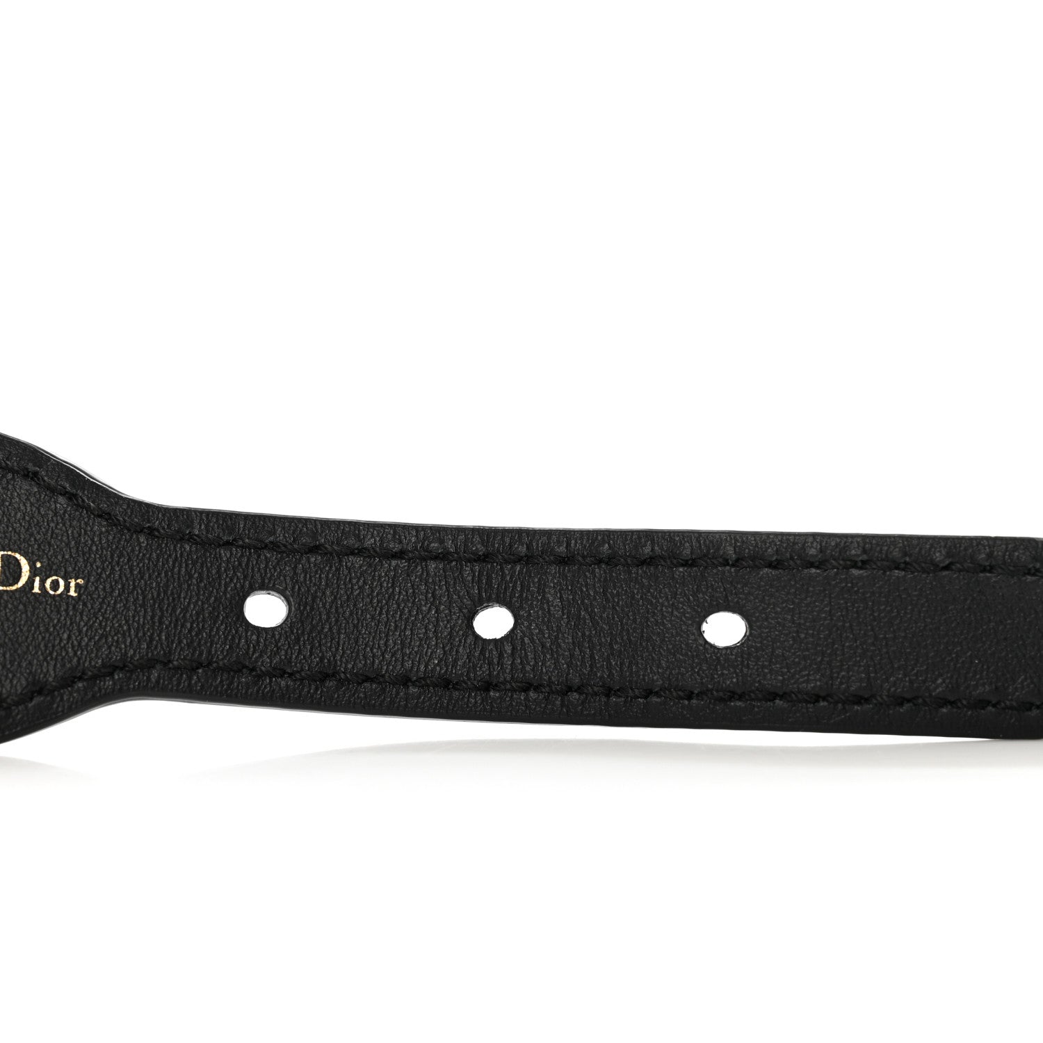 Christian Dior Canvas Embroidered Book Belt 90 36 Bleu 5 of 6