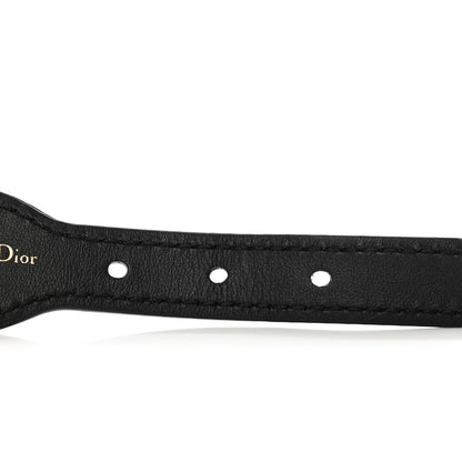 Christian Dior Canvas Embroidered Book Belt 90 36 Bleu 5 of 6