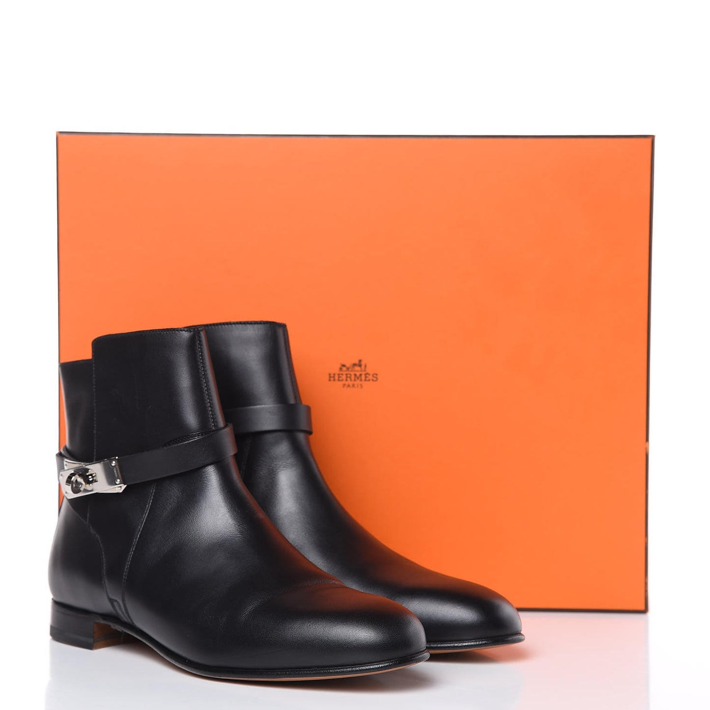 Calfskin Neo Low Boots 39 Black