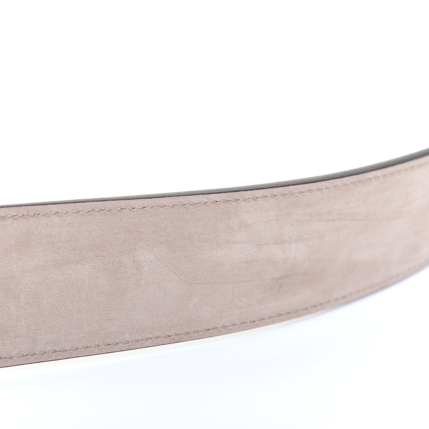 GG Supreme Monogram Selleria Calfskin Interlocking G 40mm Belt 90 36 Beige Ebony Cocoa