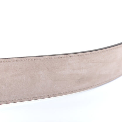 Gucci GG Supreme Monogram Selleria Calfskin Interlocking G 40mm Belt 90 36 Beige Ebony Cocoa 6 of 8