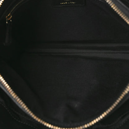 Christian Dior Lambskin Cannage Small Dior Soft Zipped Shopping Tote Black 6 of 12