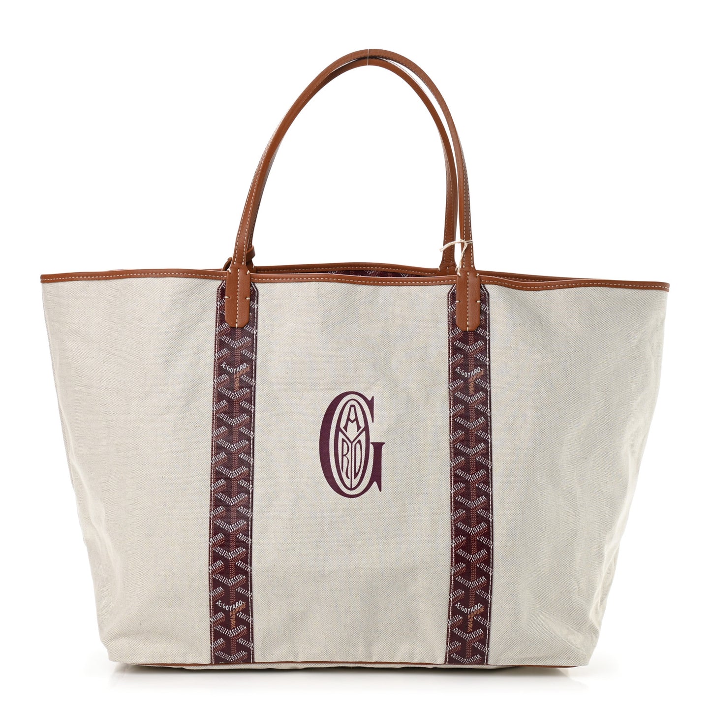 Goyardine Reversible Pertuis GM Burgundy