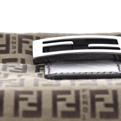 Fendi Zucchino Baguette Dark Brown 7 of 7