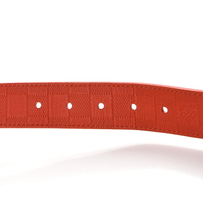 Louis Vuitton Damier Infini Calfskin 35mm Belt 90 36 Magma 5 of 9