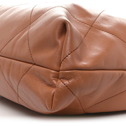 Chanel Shiny Calfskin Quilted Chanel 22 Brown 11 of 11
