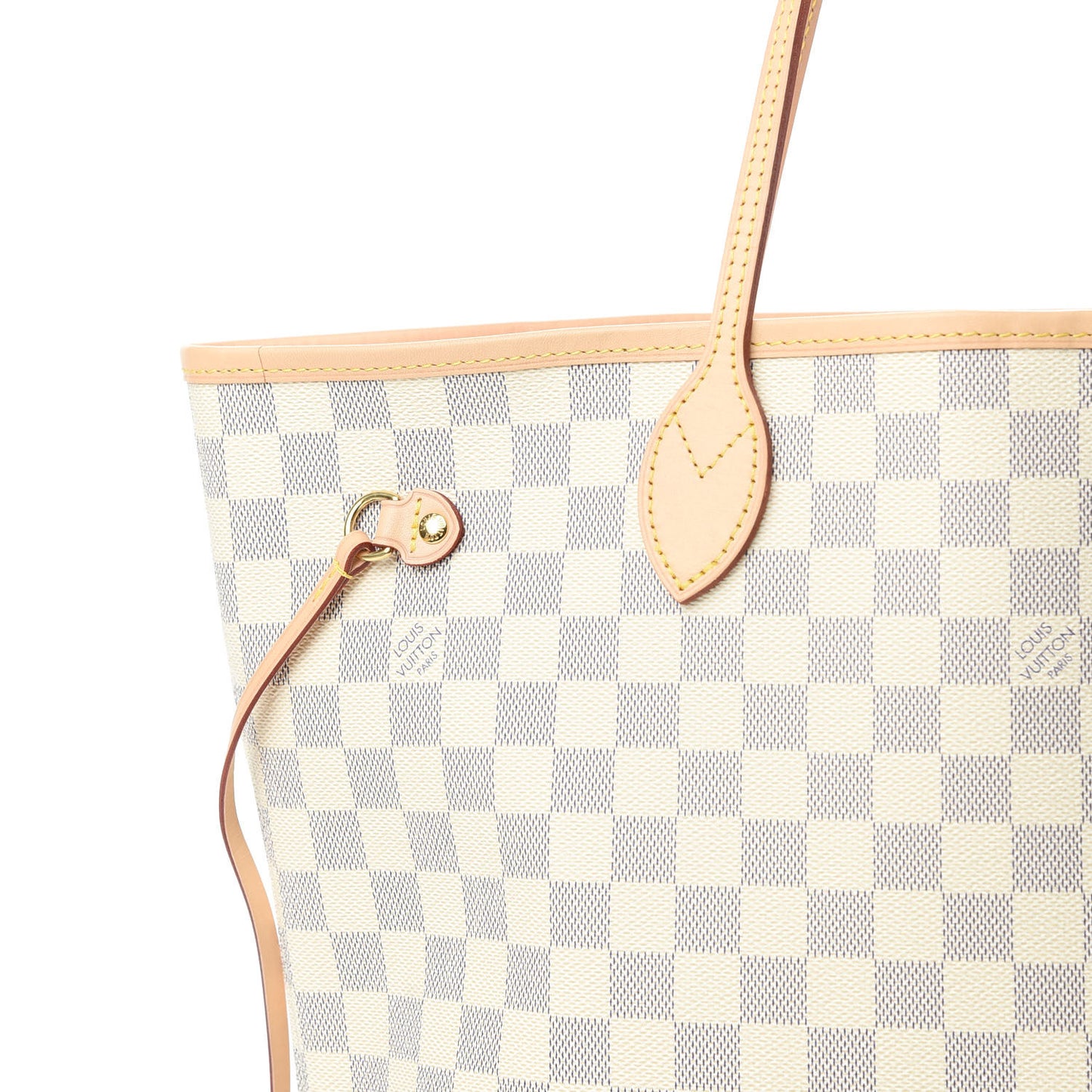 Damier Azur Neo Neverfull MM Rose Ballerine