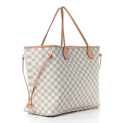 Louis Vuitton Damier Azur Neo Neverfull GM Rose Ballerine 3 of 9