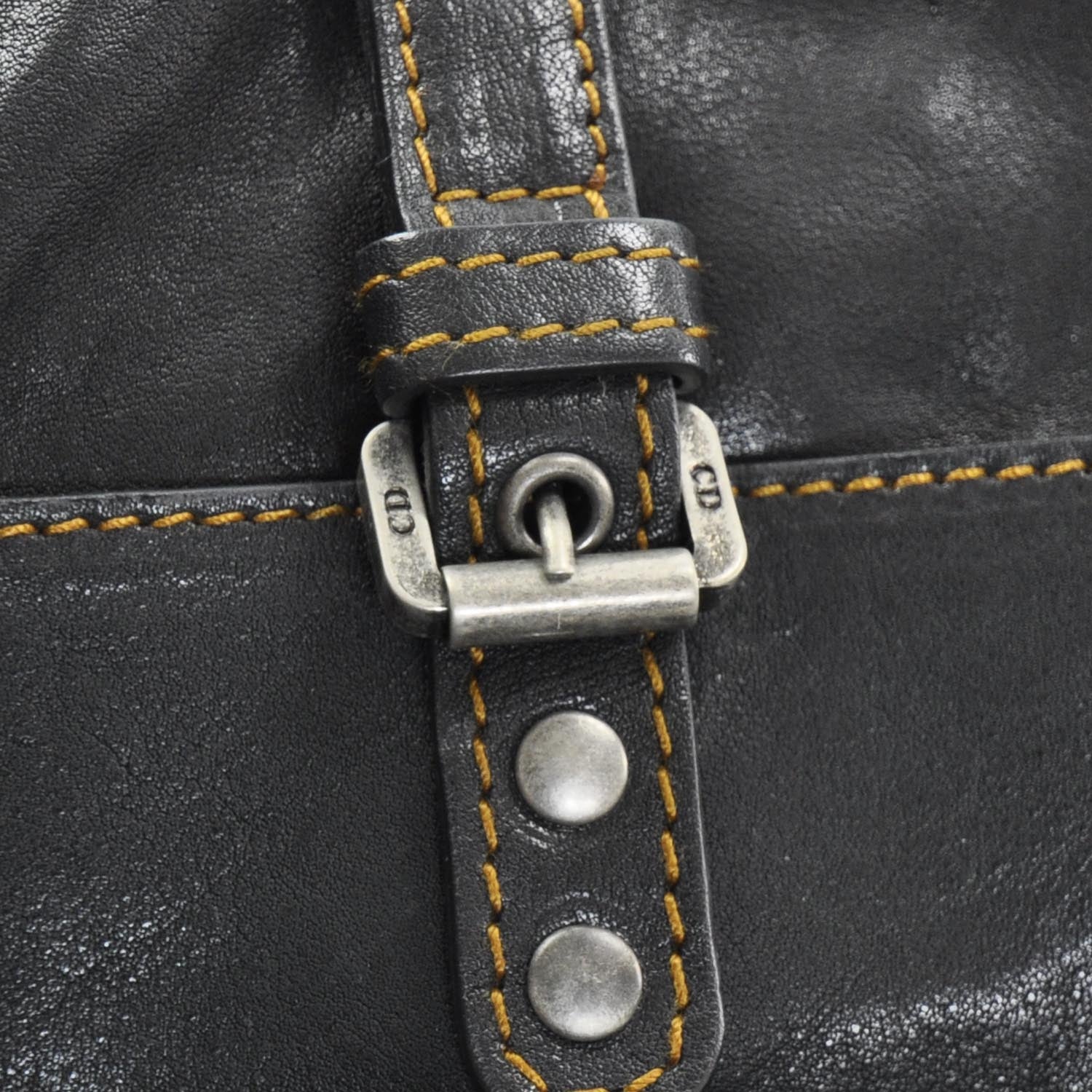 Christian Dior Leather Gaucho Dark Brown 7 of 10