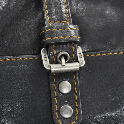 Christian Dior Leather Gaucho Dark Brown 7 of 10