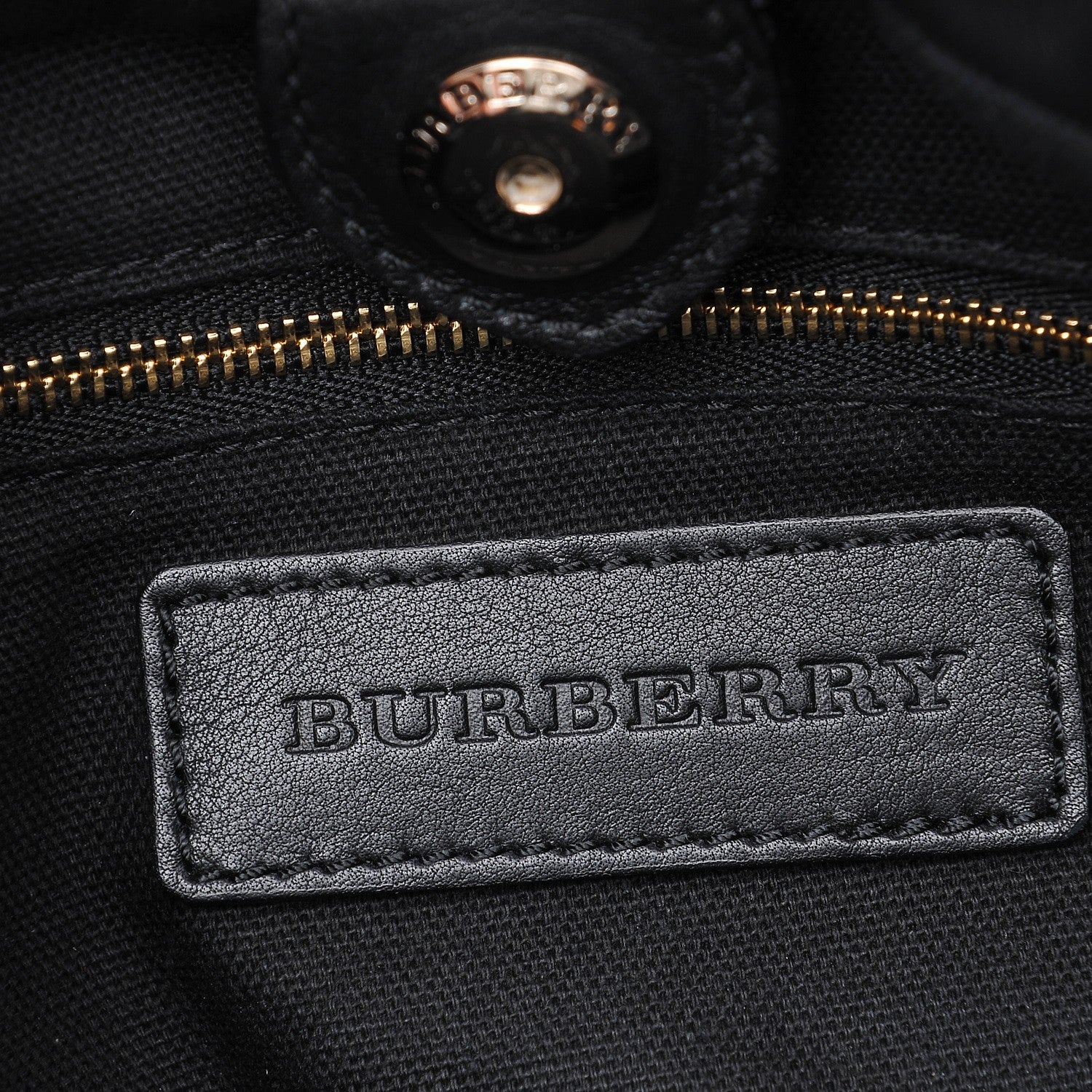 Burberry Calfskin House Check Little Crush Black 8 of 8
