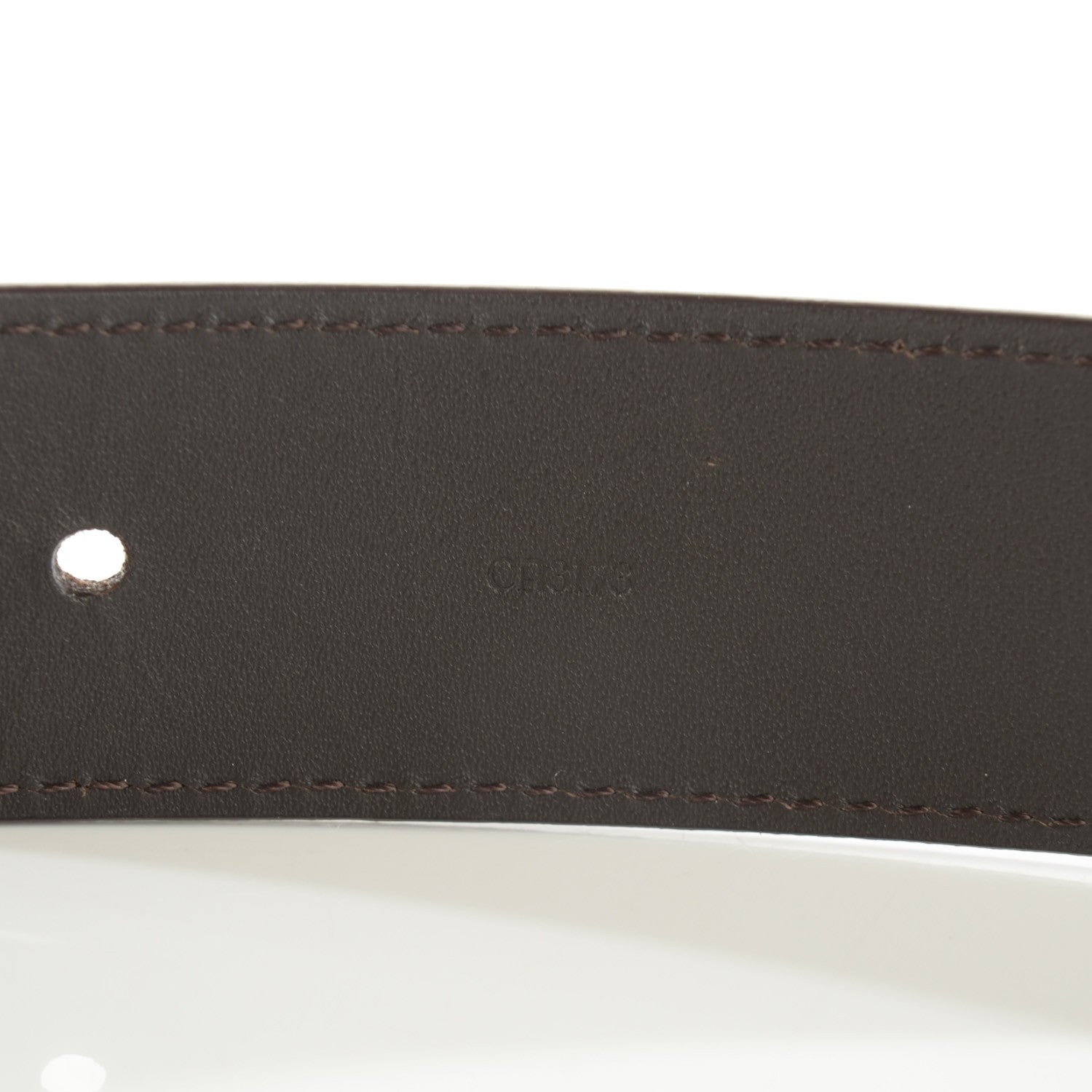 Louis Vuitton Taiga 35mm LV Initiales Belt 85 34 Glacier 4 of 6