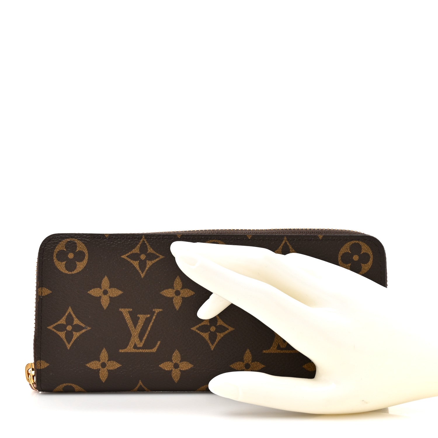 Louis Vuitton Monogram Clemence Wallet Rose Ballerine 2 of 10