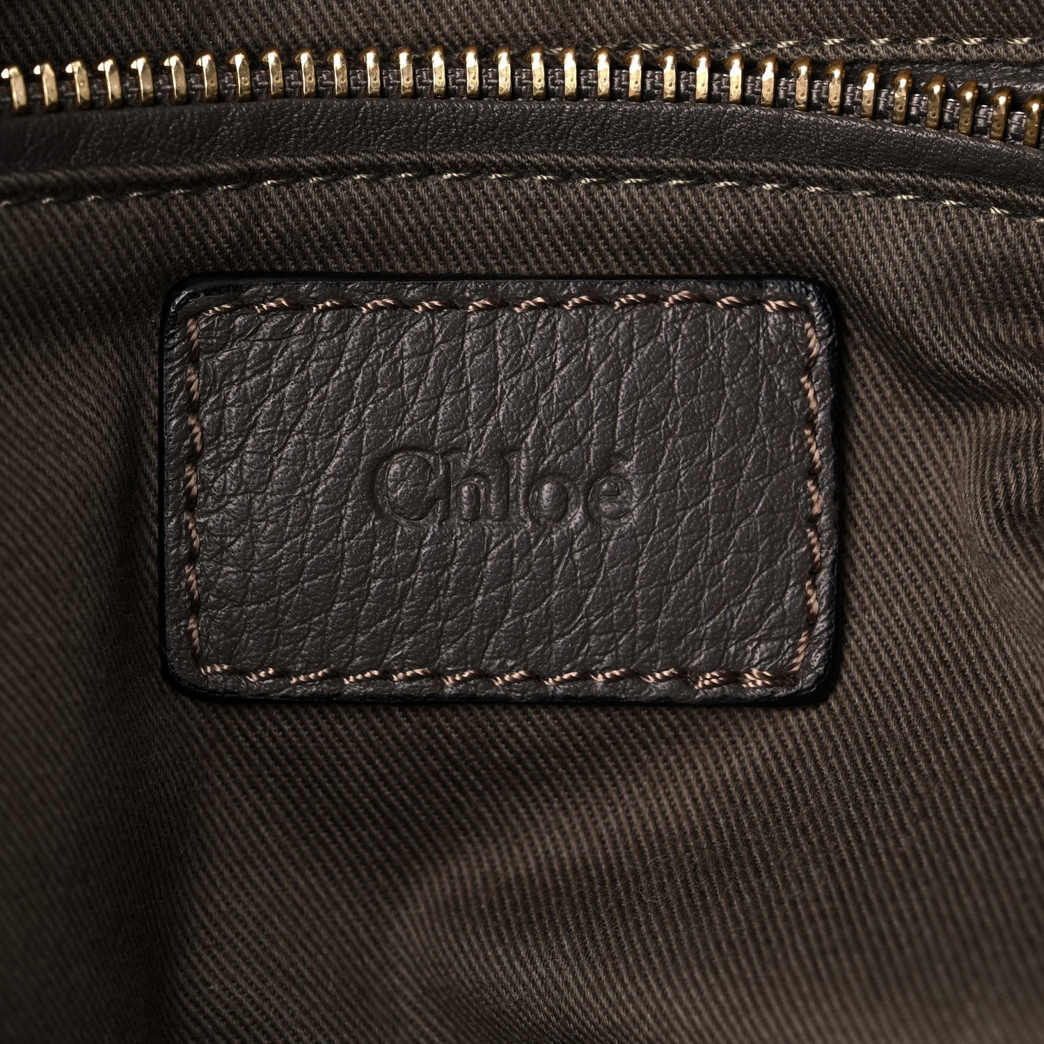 Chloe Calfskin Medium Marcie Round Zip Crossbody Ash 6 of 20