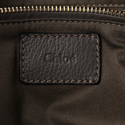 Chloe Calfskin Medium Marcie Round Zip Crossbody Ash 6 of 20