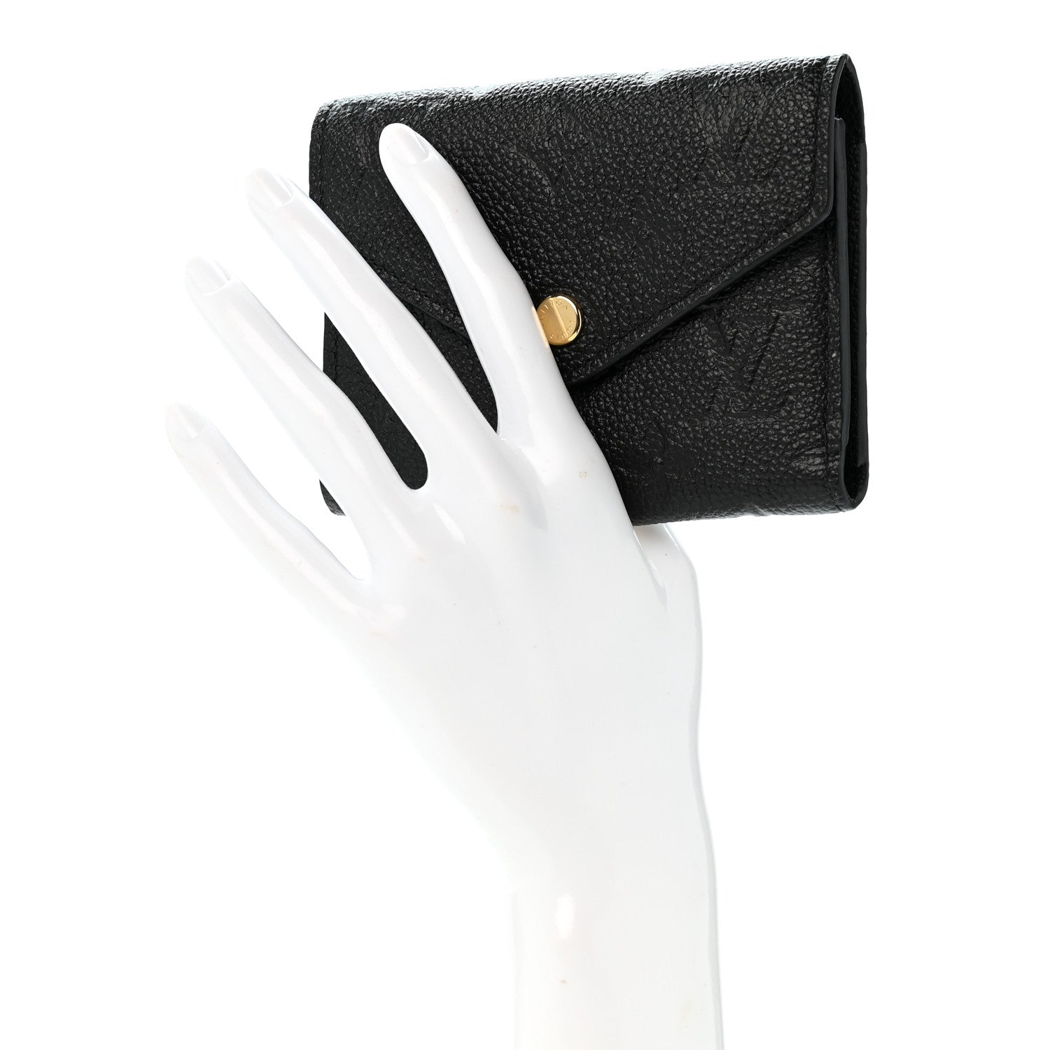 Louis Vuitton Empreinte Victorine Wallet Black 2 of 8
