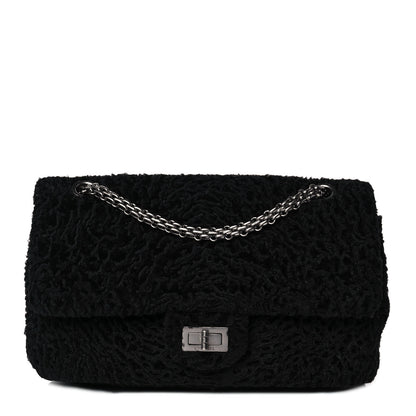 Chanel Persian Lamb Fur 2.55 Reissue 227 Flap Bag Black 1 of 9