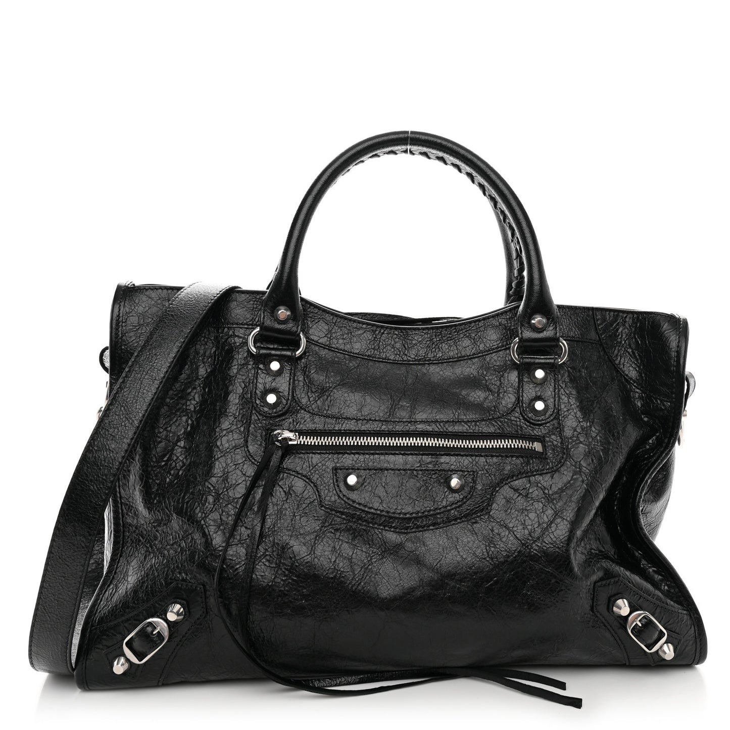 Agneau Arena Silver Hardware Medium Le City Black