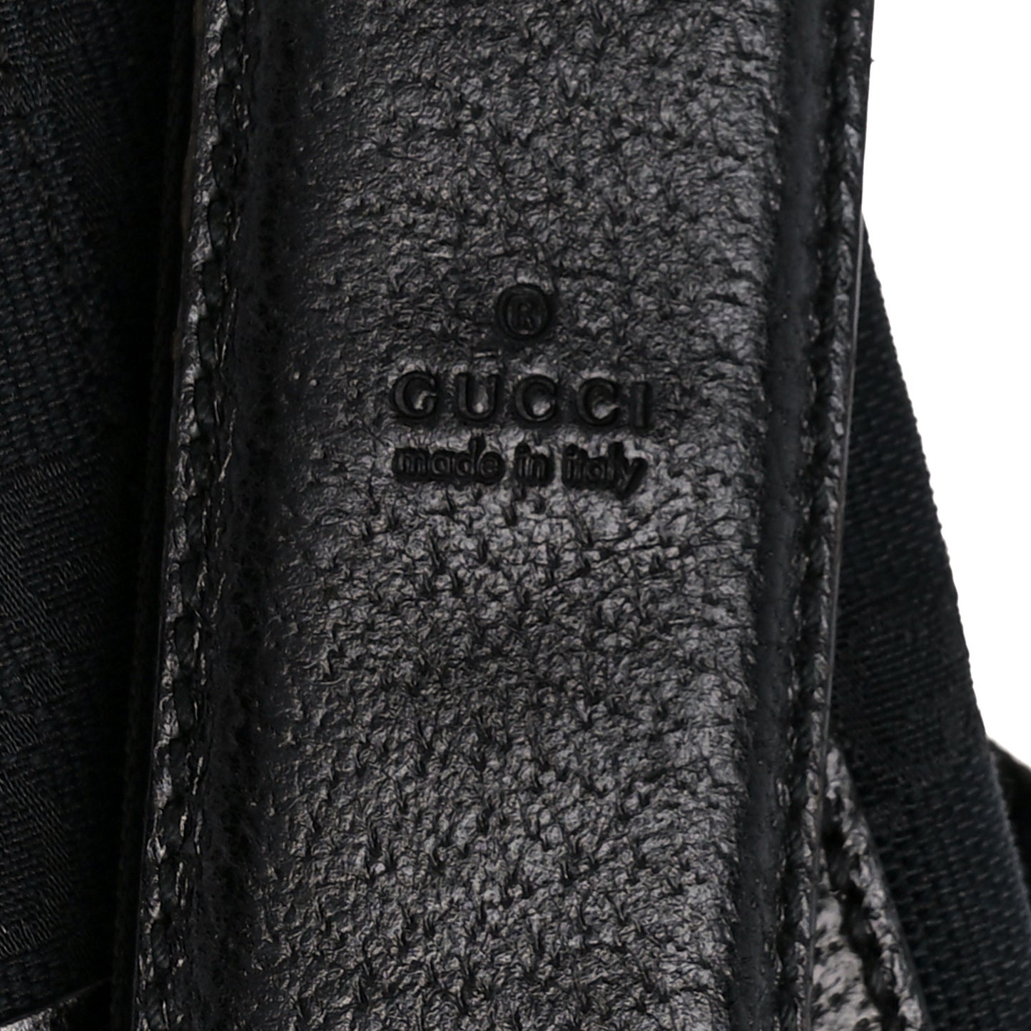 Monogram Flat Messenger Bag Black