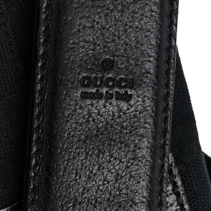 Gucci Monogram Flat Messenger Bag Black 9 of 12