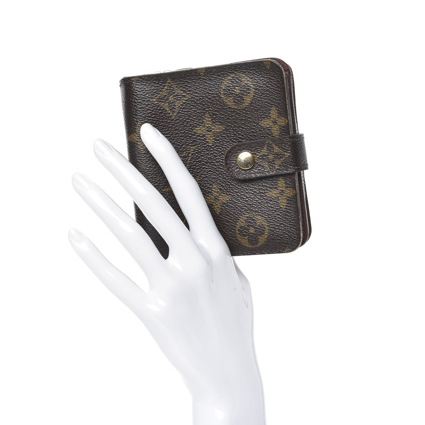 Monogram Compact Zippe Zipped Wallet