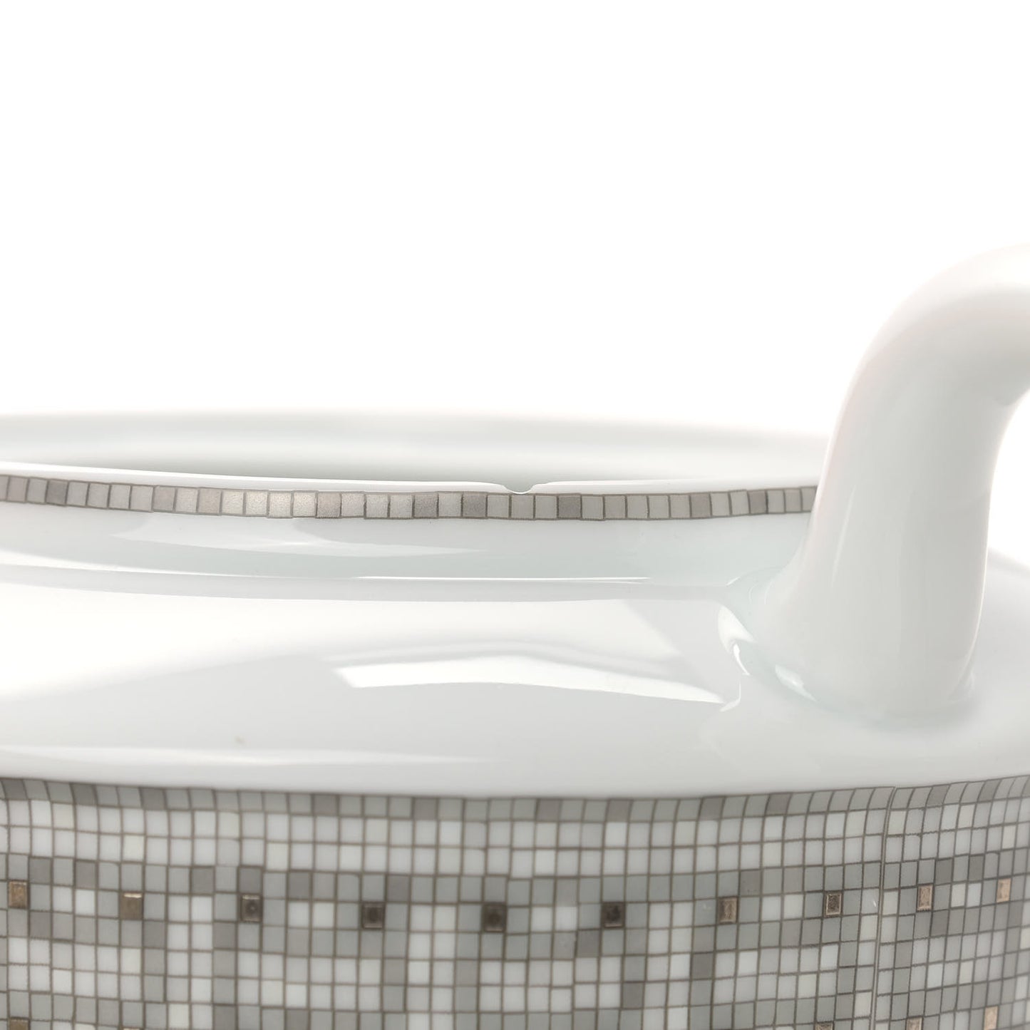 Porcelain Mosaique Au 24 Platine Coffee/Tea Pot Platinum