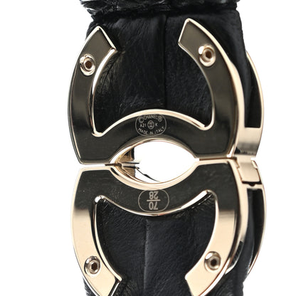 Chanel Lambskin CC Belt 70 Black 3 of 3